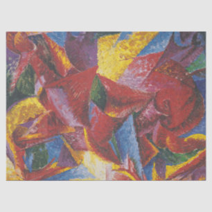 Plastic forms of a horse - Umberto Boccioni Tissue Paper