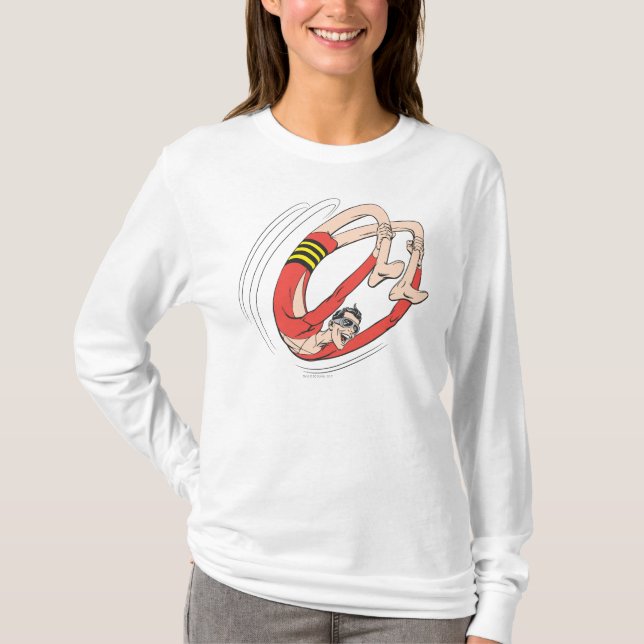 Plastic Man Backbend Wheel T-Shirt (Front)
