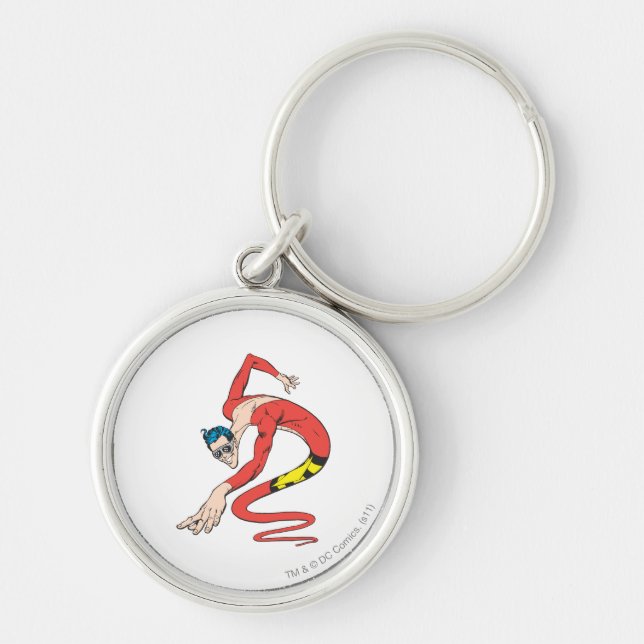 Plastic Man Shape-Shifts Keychain (Front)