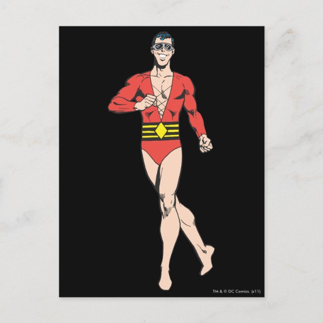 Plastic Man Stands Postcard (Front)