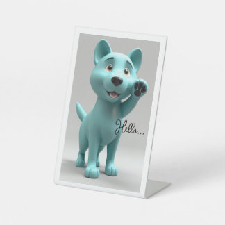 Plastic Pedestal Sign