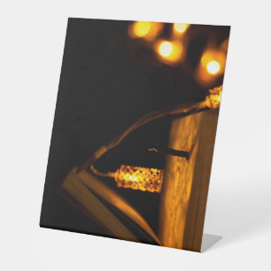 Plastic Pedestal Sign 10"X12"