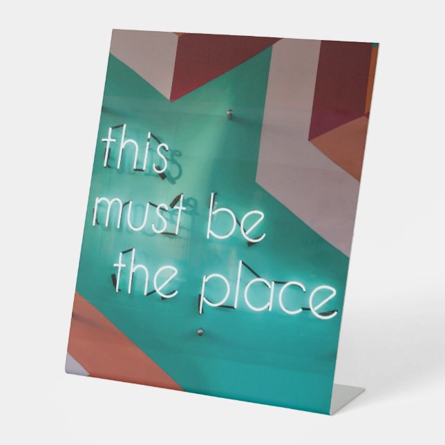 Plastic Pedestal Sign 10"X12" (Front)