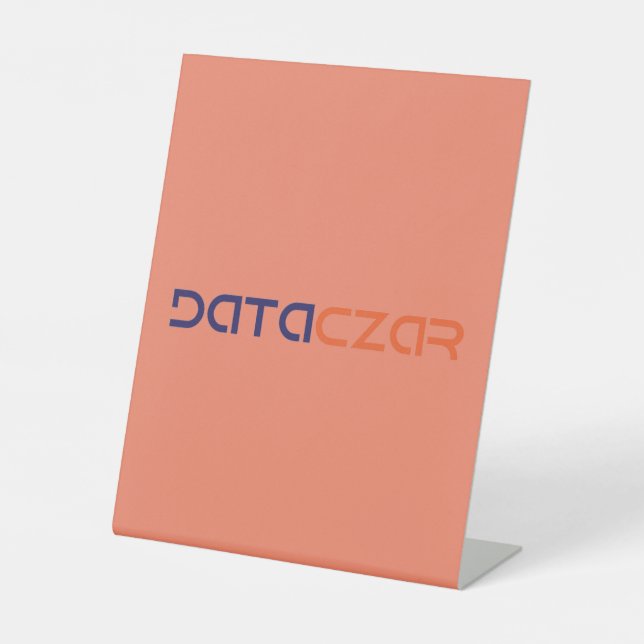 Plastic Pedestal Sign 8" X 10" (Front)