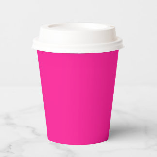 Plastic Pink Paper Cups