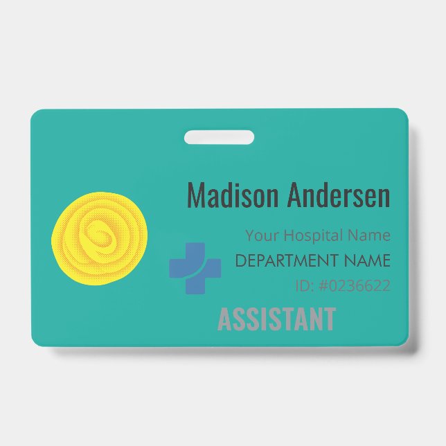 Plastic Staff Badge – Security.Show.Work.ID (Front)