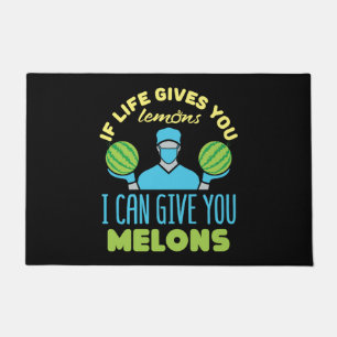 Plastic Surgeon Funny If Life Gives You Melons Doormat