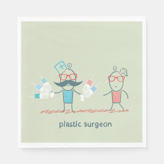 Plastic Surgeon Napkin (Front)