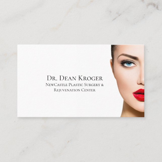 Plastic Surgery & Rejuvenation Centre Business Card (Front)