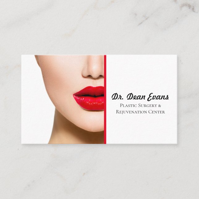 Plastic Surgery & Rejuvenation Centre Business Card (Front)