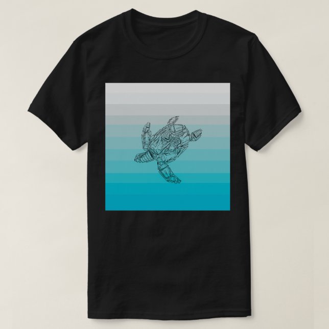 Plastic Turtle T-Shirt (Design Front)