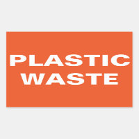 Plastic Waste Sign