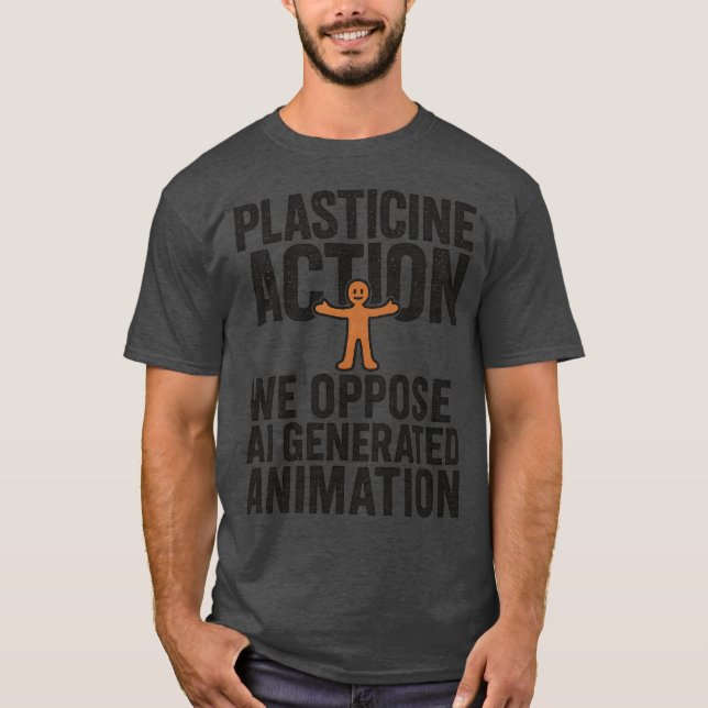 Plasticine Action retro T-Shirt (Front)