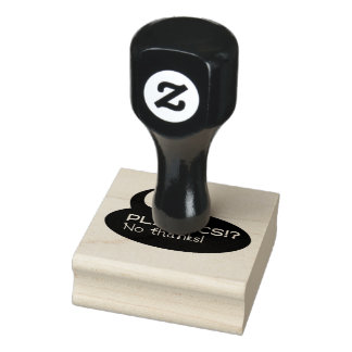 Plastics!? / Custom 2" x 2"  / 5 cm x 5 cm Rubber Stamp