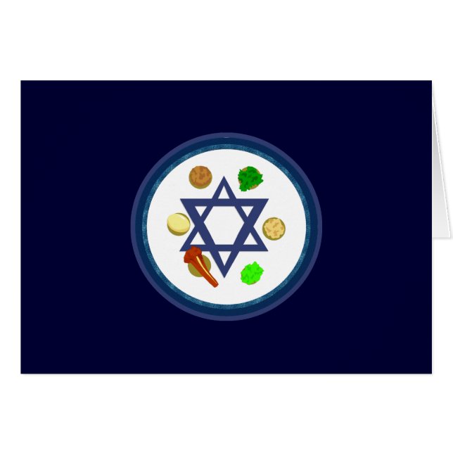 Plat de Seder (Devant Horizontal)