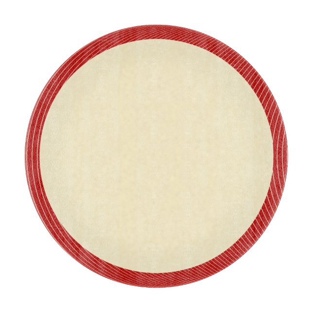 PLAT ET PLANCHE À DÉCOUPER EN VERRE DE PIZZA (Devant)