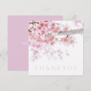 PLAT THANKYOU CARTE : CHERRY BLOSSOMS