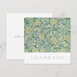 PLAT THANKYOU CARTE : WILLIAM MORRIS : JASMINE