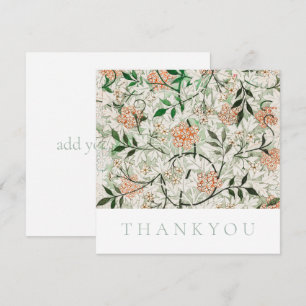 PLAT THANKYOU CARTE : WILLIAM MORRIS : JASMINE