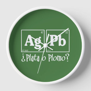 Plata o plomo clock
