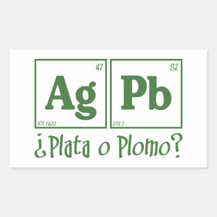 Plata o plomo sticker