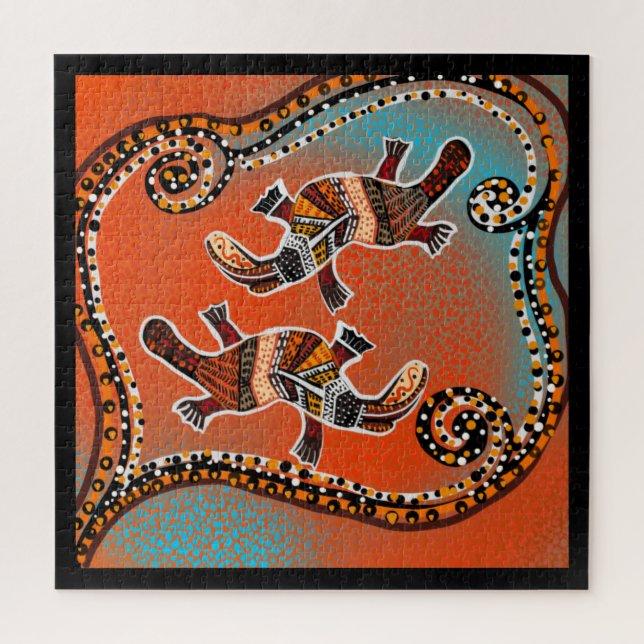 PLATAPUS ART   JIGSAW PUZZLE (Vertical)