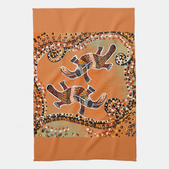 PLATAPUS ART        KITCHEN TOWEL (Vertical)