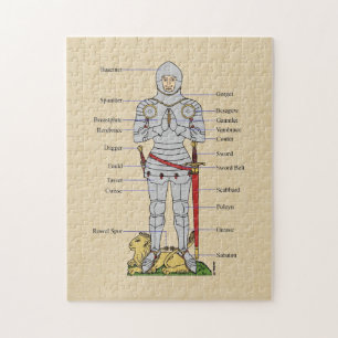 Plate Armour Circa 1430 Jigsaw Puzzle