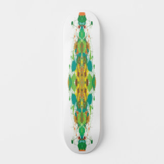 Plate de skateboard verte abstraite
