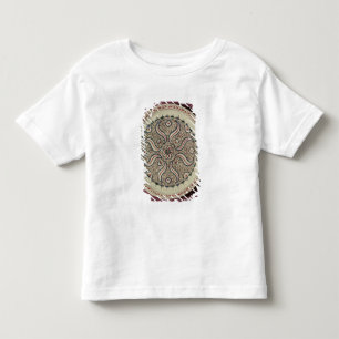 Plate decorated with a flame pattern toddler t-shirt