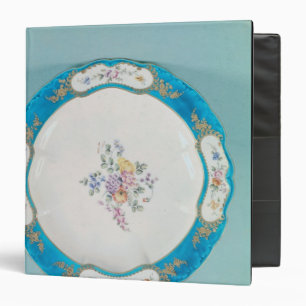 Plate decorated with a floral pattern, Sevres Binder