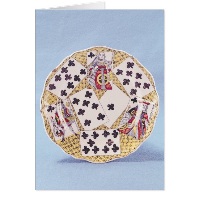 Plate decorated with a trompe l'oeil (Front)