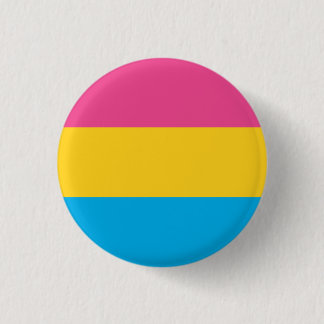 Plate Flag Pansexual - Love is Love 1 Inch Round Button