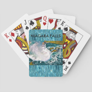 Plate-forme de chutes du Niagara des cartes de jeu
