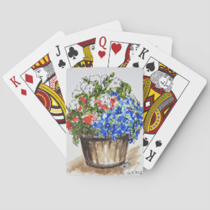 Plate-forme des cartes de jeu éclatant avec des