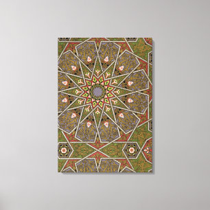 Plate I from 'Studies in Design', c.1874-76 (litho Canvas Print