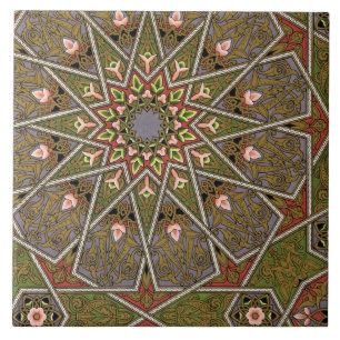 Plate I from 'Studies in Design', c.1874-76 (litho Tile