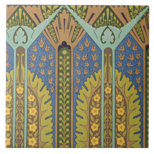 Plate III from 'Studies in Design', c.1874-76 (lit Tile