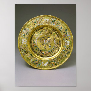 Plate owned by Tsar Alexei Mikhailovich Romanov Poster