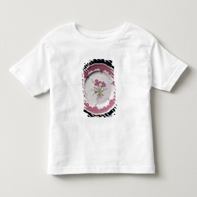 Plate with botanical design toddler t-shirt (Front)