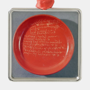 Plate with Celtic text, 1st-2nd century Metal Ornament