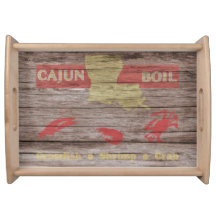 Bac de service à l'enseigne rustique Cajun