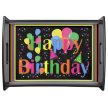 Bonne fête d'anniversaire colorée