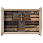 Croix en bois Brown naturelle