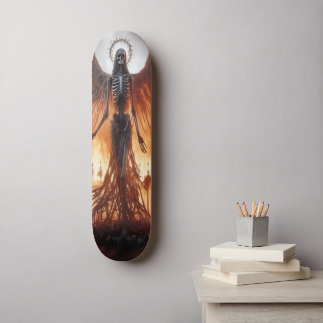 Plateau de skateboard de pompiers (Art mural)