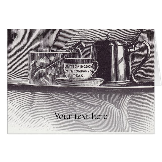 Plateau de thé vintage (Devant horizontal)