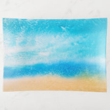 Plateau de trinket Abstrait "Sur la plage"