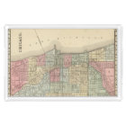 Carte de Chicago par Mitchell