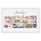 collage photo personnalisé de 24 photos pour famil