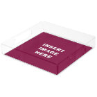 Grand modèle acrylique carré fait sur commande de